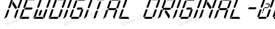 NewDigital Original字体转换